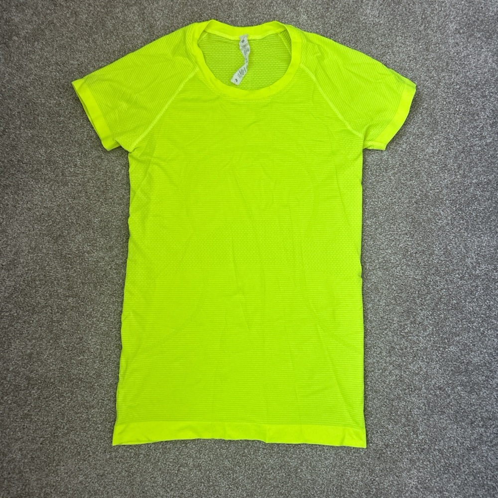 Lululemon neon yellow swiftly tech